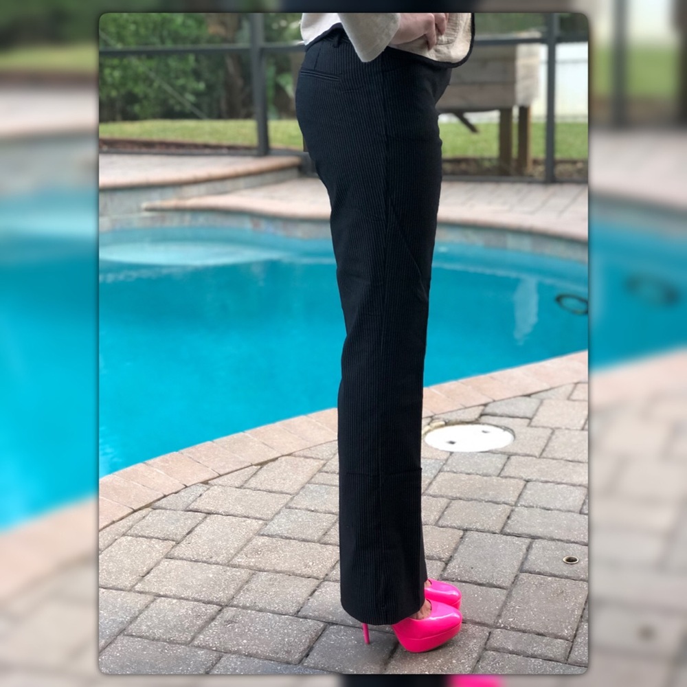 ⚠️ 1 LEFT! Pinstripe Career Work Pants - Picture 6 of 8